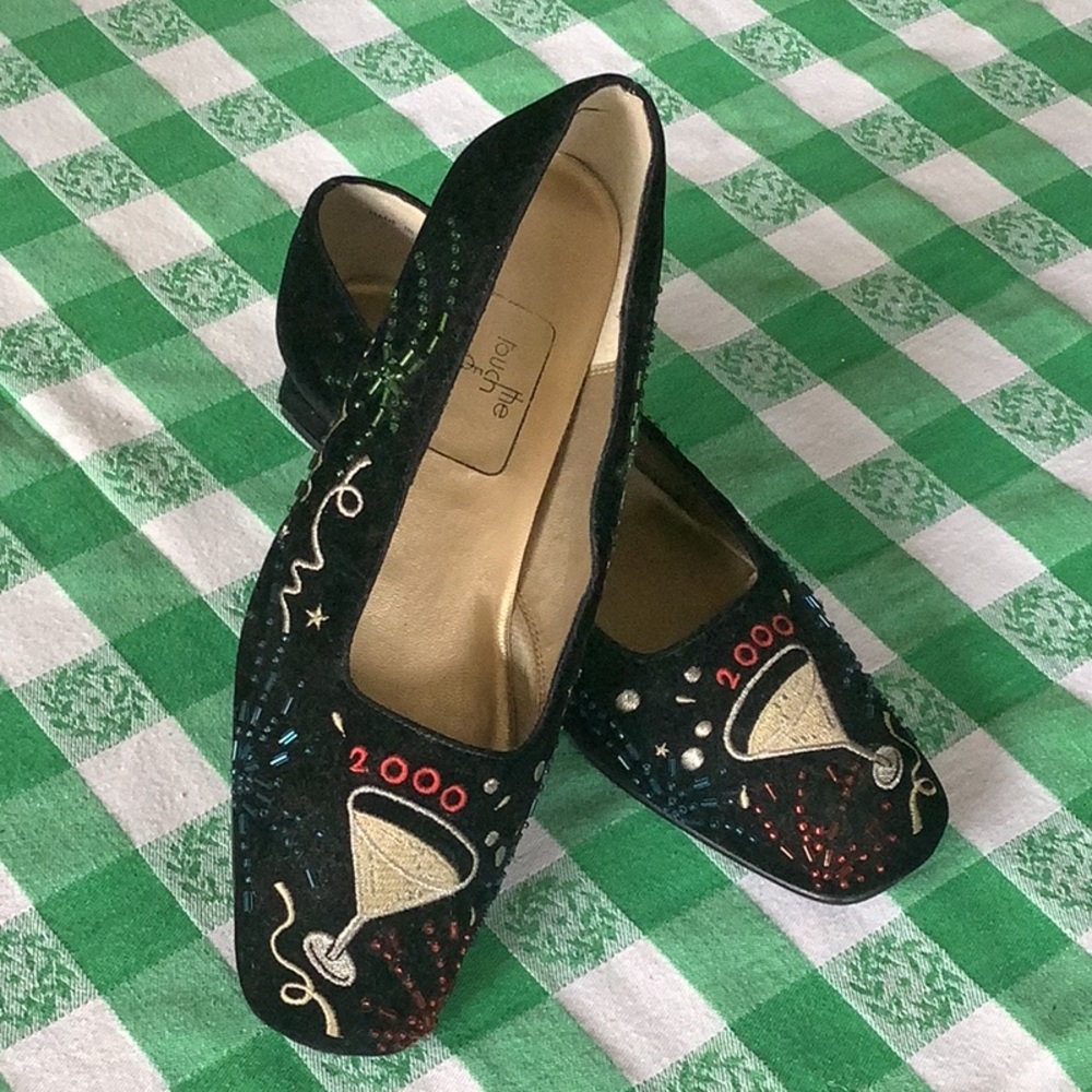 Nina millennium New Year’s Eve shoes